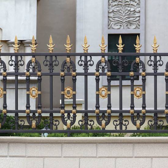 Picture of Aluminium Alloy Boundary Fence for Villa Garden, Home Aluminium Railing, Anti-Climb and Impact-Resistant