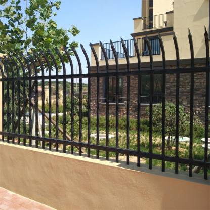 Picture of Zinc Steel Villa Boundary Fence, Rural Courtyard Fencing, Outdoor Aluminium Alloy Railing, Anti-Climb