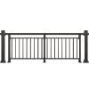 Picture of Wrought Iron Fence and Balustrade for Parks, Galvanised Steel Anti-Climb Fencing
