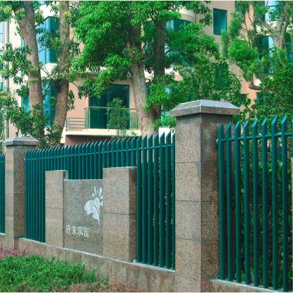 博盾围墙栏锌钢栅栏防腐花园栏杆防护栏工厂庭院围栏防攀爬防撞