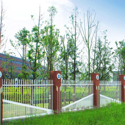 Galvanised Steel Safety Fence, Anti-Climb Anti-Collision Courtyard Balustrade