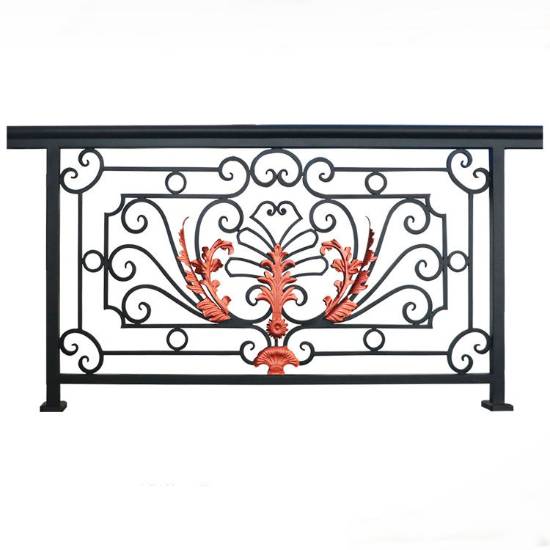Picture of Zinc Steel Indoor Balcony Fence and Railing, Safety Barrier for Estates, Windproof and Anti-Theft