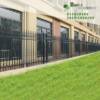 Picture of Outdoor Zinc Steel Perimeter Fence, Wrought Iron Style Metal Security Fencing, Aluminium