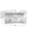 Picture of Outdoor Zinc Steel Perimeter Fence, Wrought Iron Style Metal Security Fencing, Aluminium