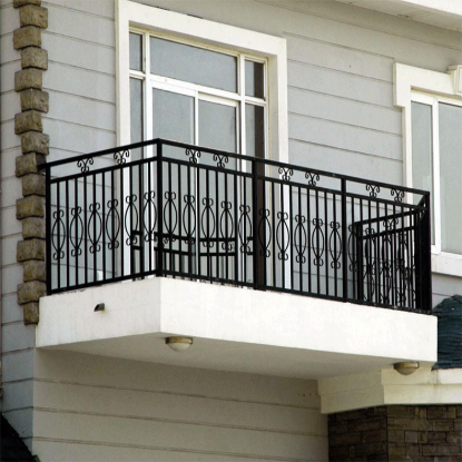 Picture of Metal Balcony Balustrade, Welded Zinc Steel Fence, Aluminium Alloy and Iron Stair Handrail