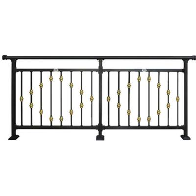 Aluminium Alloy Safety Fence for Villa Balcony and Terrace, Zinc Steel Railing, Corrosion-Resistant Stair Handrail