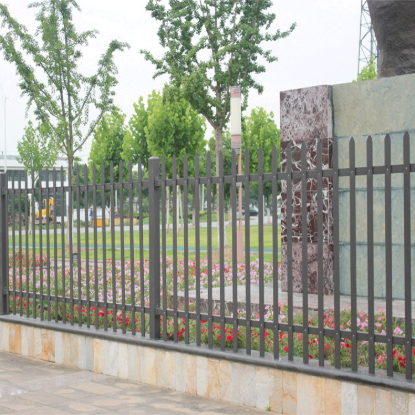 Picture of Zinc Steel and Aluminium Fence Posts and Palisade for Estates, Schools and Gardens