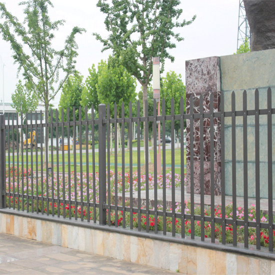 Picture of Zinc Steel and Aluminium Fence Posts and Palisade for Estates, Schools and Gardens