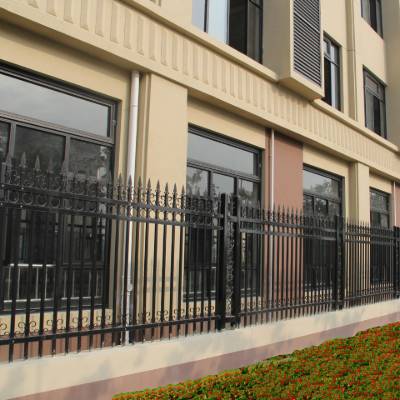 Modular Galvanised Steel Fence, Aluminium Balustrade, Outdoor Villa Iron Fencing