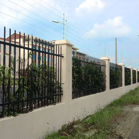 Picture of Galvanised Steel Picket Fence, Garden Balustrade, Construction Safety Barrier