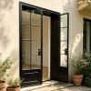 Picture of French Vintage Aluminium Double Door, Hinged or Folding, for Balcony, Study, Courtyard and Entry