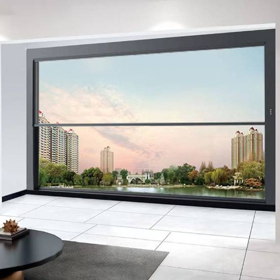 Picture of Smart Electric Thermal Break Aluminium Lift-Up Window for Balcony, Automatic Villa Window