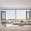 Picture of Smart Electric Thermal Break Aluminium Lift-Up Window for Balcony, Automatic Villa Window