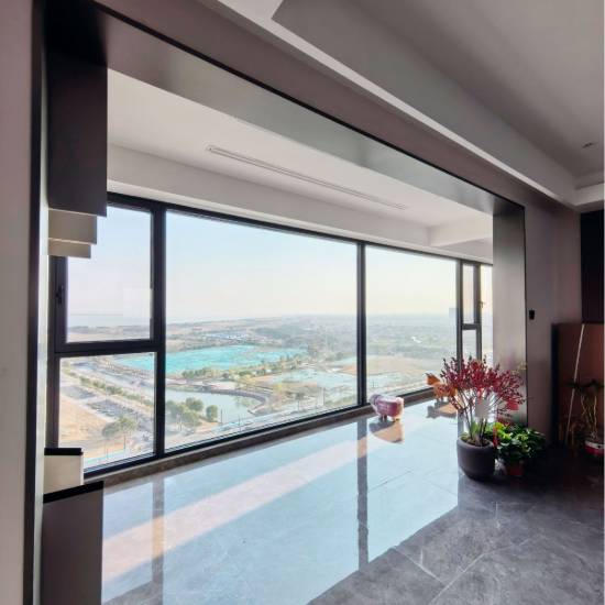 Picture of Thermal Break Aluminium Quiet Floor-to-Ceiling System Window for Living Room and Balcony