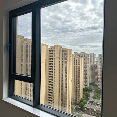 Thermal Break Aluminium Casement Window, Soundproof, Floor-to-Ceiling for Bedrooms and Balconies