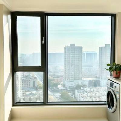 Thermal Break Aluminium Floor-to-Ceiling Casement Window and Door, Soundproof, Security