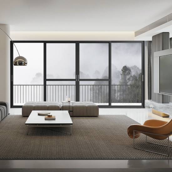 Picture of Heavy-Duty Aluminium Sliding Door for Balcony, Living Room Divider and Courtyard