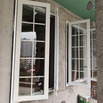 uPVC Casement Windows, Soundproof and Thermal Insulated, Customisable Floor-to-Ceiling Balcony Enclosure Grid Windows