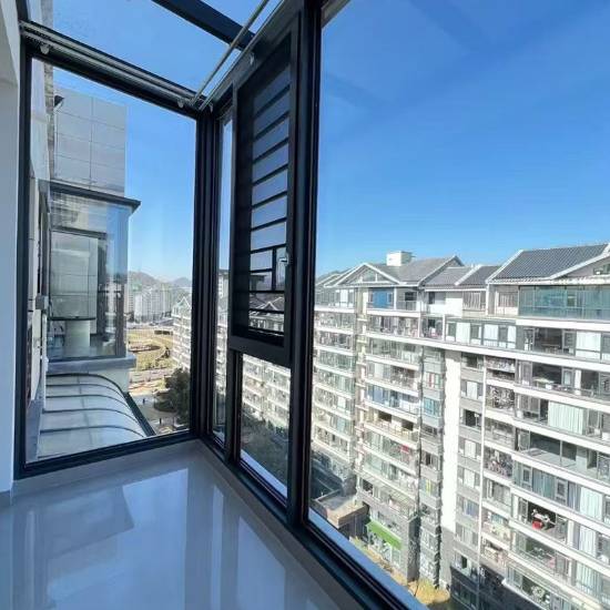 Picture of Premium Thermal Break Aluminium Balcony Windows, Street-Facing, Double Laminated Glass Soundproof System Windows