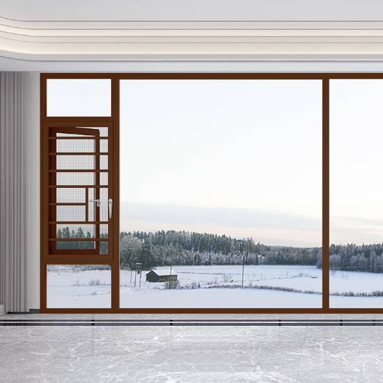Picture of Custom Thermal Break Aluminium Casement Window, Large Floor-to-Ceiling Glass