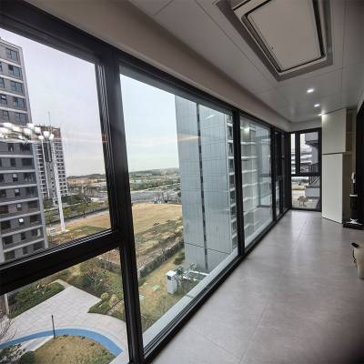Large Glass Thermal Break Aluminium Soundproof and Insulated Casement Window System
