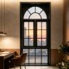Picture of Customisable Thermal Break Aluminium French Retro Arched or Square Casement Window, Entry Divider Ventilation Window