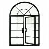 Picture of French Vintage Aluminium Arched Double Hinged Door for Courtyard and Entry