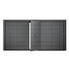 Picture of Colour Steel and Aluminium Garage Door for Villas, Electric Roller and Tilt-Up Panel Garage Door