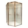 Picture of Ultra Slim Diamond Shape Shower Enclosure, Wet and Dry Separation, Concealed Partition Door