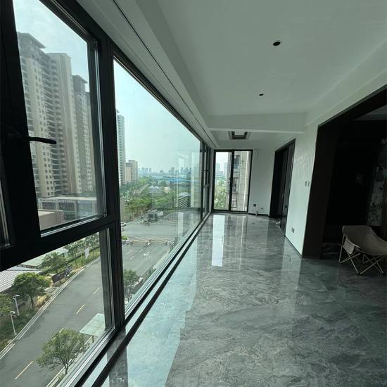 Picture of Soundproof Thermal Break Aluminium Casement Window System, Floor-to-Ceiling, Security Grade