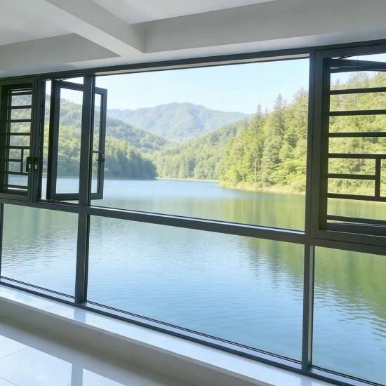 Picture of Thermal Break Aluminium Floor-to-Ceiling Casement Window, Security System, Balcony