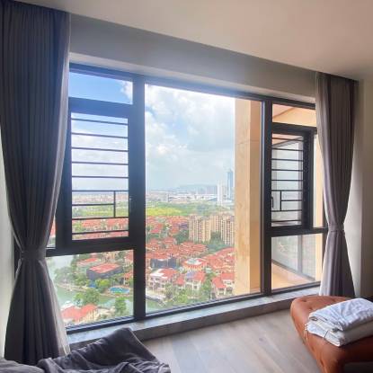 Picture of Custom Thermal Break Aluminium Soundproof Casement Window System, Balcony Enclosure