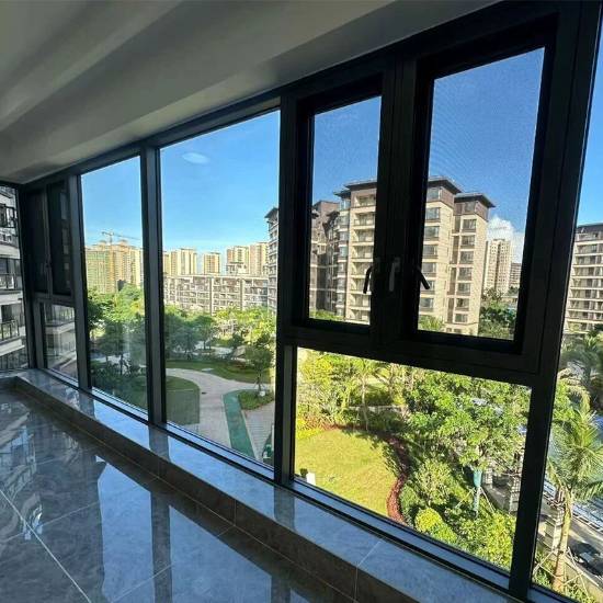 Picture of Custom Thermal Break Aluminium Soundproof and Insulated Floor-to-Ceiling Casement Window