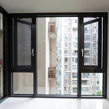 Picture of Thermal Break Aluminium Soundproof Quiet Casement Window System, Bedroom, Floor-to-Ceiling