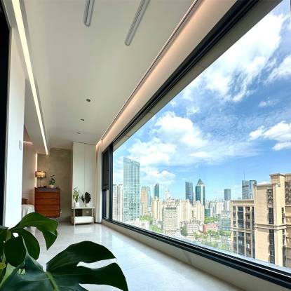 Picture of Custom Thermal Break Aluminium Narrow Frame Casement Window System for Balcony Enclosure