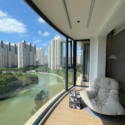 Picture of Thermal Break Aluminium Casement Window System for Self-Built Homes, Soundproof Glass Door and Window for Balcony