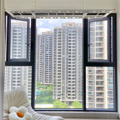 Custom Thermal Break Aluminium Soundproof Casement Window, Floor-to-Ceiling System Window