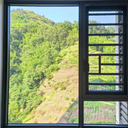 Picture of Custom Thermal Break Aluminium Casement Window System for Villa Balcony Enclosure