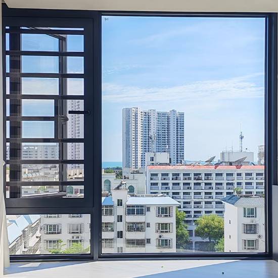 Picture of Customisable Thermal Break Aluminium System Windows for Balcony and Bedroom, Soundproof Casement and Floor-to-Ceiling