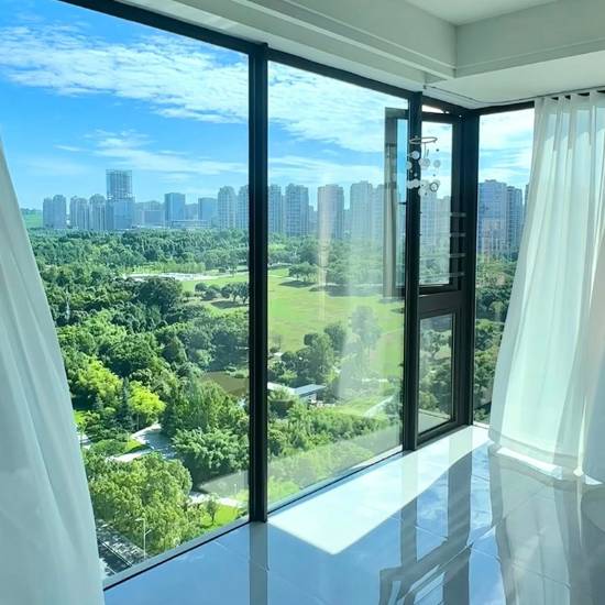 Picture of Customisable Thermal Break Aluminium Window for Balcony Enclosure, Villa Floor-to-Ceiling Soundproof Glass