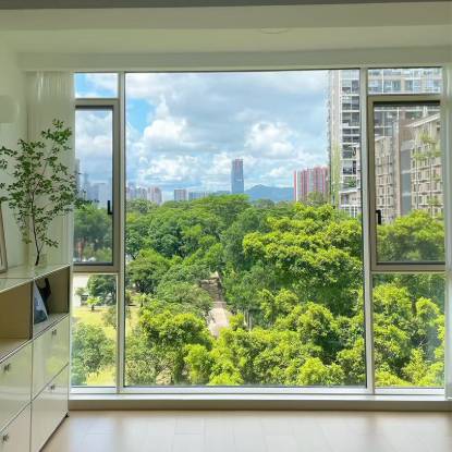 Picture of Custom Thermal Break Aluminium Soundproof Casement Window System, Bedroom, Floor-to-Ceiling