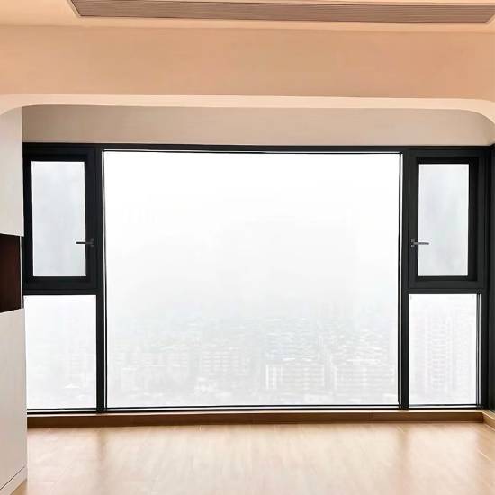Picture of Customisable Thermal Break Aluminium Casement Windows, Soundproof Security Floor-to-Ceiling Balcony Enclosure Windows