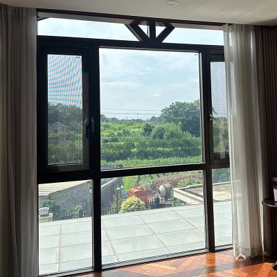 Customisable Thermal Break Aluminium Soundproof Floor-to-Ceiling Windows for Villas