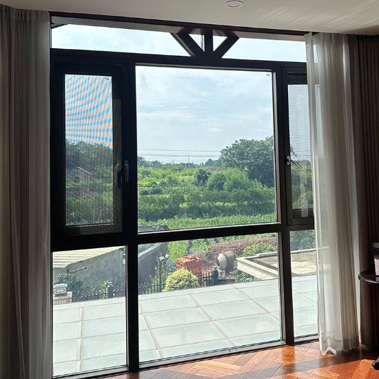 Picture of Customisable Thermal Break Aluminium Soundproof Floor-to-Ceiling Windows for Villas