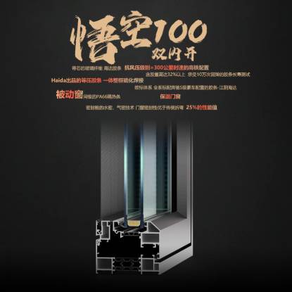 佛山断桥铝家用极窄门窗铝合金静音窗卧室客厅阳台专用封窗封阳台
