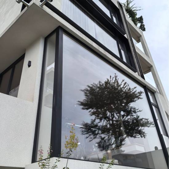 Picture of Custom Thermal Break Aluminium Casement Window, Floor-to-Ceiling Glass for Balcony