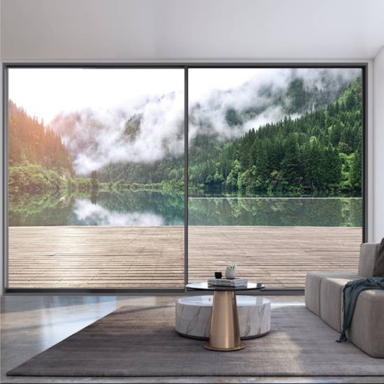 Picture of Modern Slim Frame Aluminium Sliding Door, Double Glazed, Soundproof, Balcony and Kitchen