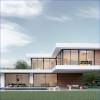 Picture of Ultra-Narrow Frame Aluminium Alloy Double Glazed Sliding Door, Modern Villa Courtyard Partition
