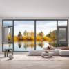 Picture of Thermal Break Aluminium Casement Windows for Apartment Window Replacement and Old Home Renovation