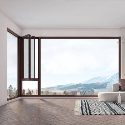 Thermal Break Casement Window, Insulated and Soundproof, Balcony Enclosure, Customisable